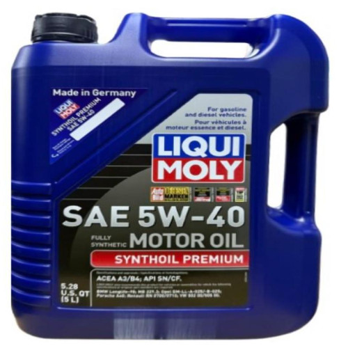 LIQUIMOLY OIL 5W-40 5L JUG FULLY SYNTHETIC (LM2041)