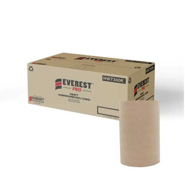 Everest Pro paper towel 12 rolls x 300ft kraft 